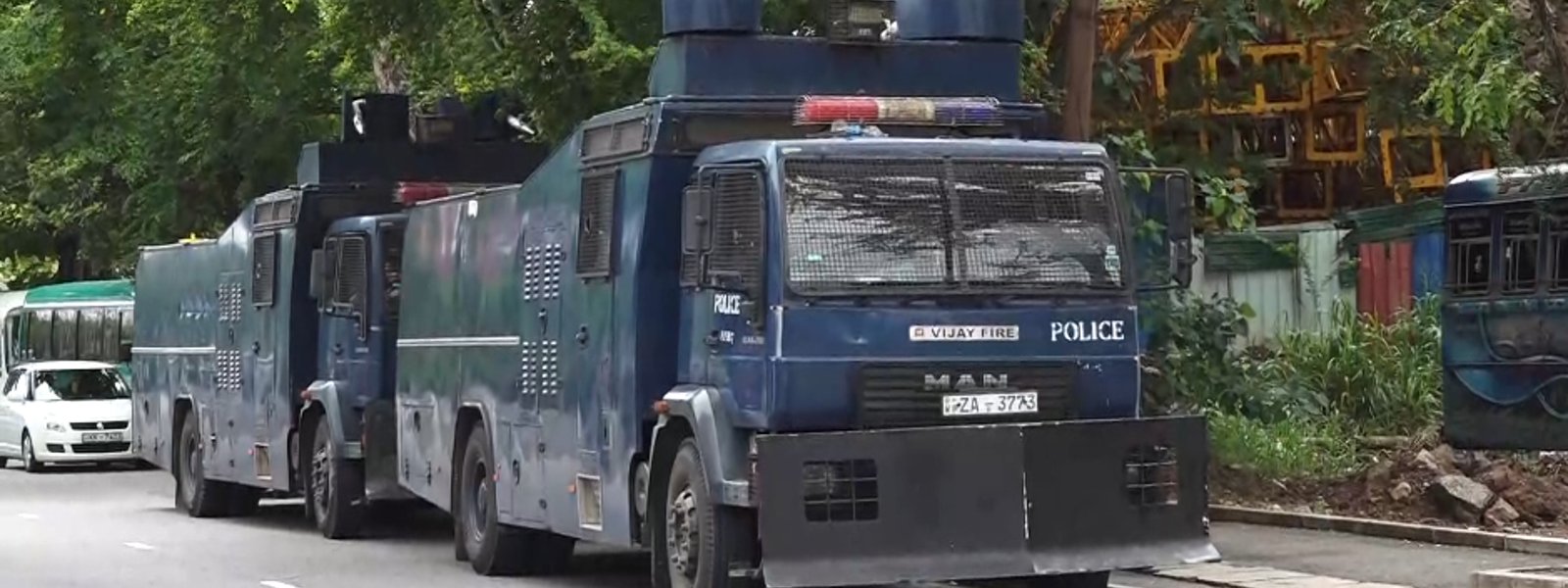 Heavy police presence in Colombo ahead of protests